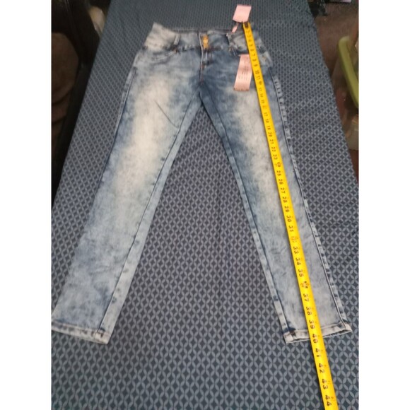 WAIST 31 INCHES SIZE 15 SKINNY JEANS STRETCH DENIM PUSH UP 15-4 CUTIE 1409 SZ15 - Picture 8 of 11